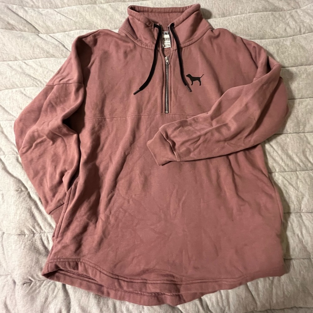 PINK Zip Up Pullover